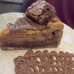 Fatia Brookie com Nutella