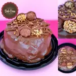Mini vulcao de Ferrero Rocher