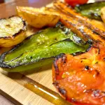 Legumes na brasa