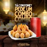 25 salgadinho + coca-cola