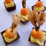 Caixinha de maracujá com physalis