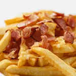 Fritas com bacon