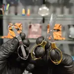 Tesoura Óculos de Metal