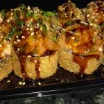 Hot Roll Salmão topem (10 un)