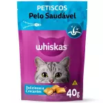 Whiskas petiscos pelo saudavel 40gr