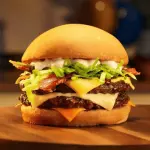 Smash salada duplo