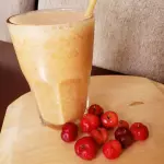 Suco de Acerola com leite