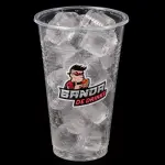 Vaso con hielo