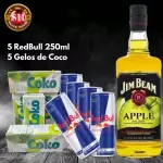Combo Jim Beam Apple com RedBull