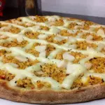 Pizza frango cremoso + borda + Refri