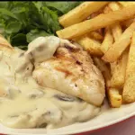 Pechuga con Champiñones
