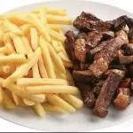 Filé de Boi  com fritas