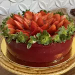 Torta Red Velvet Morango