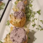 Cesta filó de bacalhau e olivas