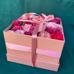 Box FLower Luxo Quadrada G