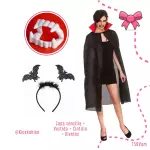 Traje Vampira Standar Adulta