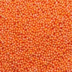Perlas Naranja perladas 2mm 20 grs
