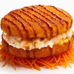 Sushi burguer salmão completo
