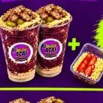 2 Copos 700ml + quadradinho 200ml