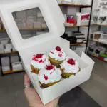 Caja 4 Cupcakes Plana