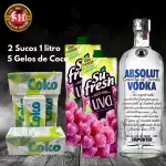 Combo Absolut com Suco