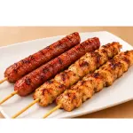 2 frango + 2 linguiça artesanal