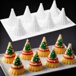 Molde Silicone Arbolito 3D 8 Cavidad
