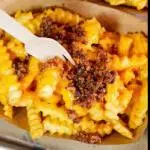 PAPAS GRANDES + CHEDDAR + PANCETA