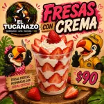 FRESAS CON CREMA