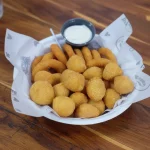 Combo anéis de cebola + Mini coxinha