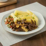 Macaxeira c/carne de sol