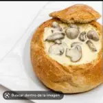 Pan-cup pollo champiñon
