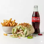Wrap de Frango c/Cebola Crispy