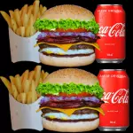 COMBO DOSE DUPLA 🍔🍔🍟🍟+ 2 Refris