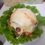 Lanche no prato sem pão acréscimo
