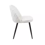 Silla Macron Pana Beige base negra