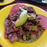 Taco Arrachera de avestruz