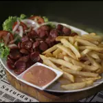 Calabresa com Fritas