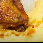 POLLO AL HORNO CON PURÉ