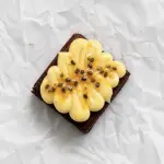 Brownie c/ Brigadeiro de Maracujá