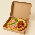 Pizza por mitades solo sin salsa