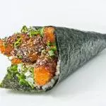 Temaki camarão empanado geleia