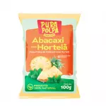 Abacaxi com hortelã