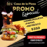 Combo 2 - Hamb. Comp.  +  Pepsi