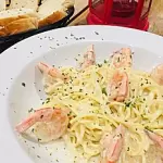 Pasta con Camarones