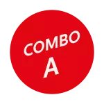Combo "A" con pizzas medianas