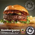 Hamburguesa de carne + papas