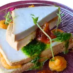 Tostada de Queso, Batata y Tomates