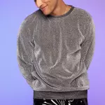Hombres Sudadera de hombros caídos