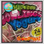 Chupetes Bowlings Yogurt 24 Unidades